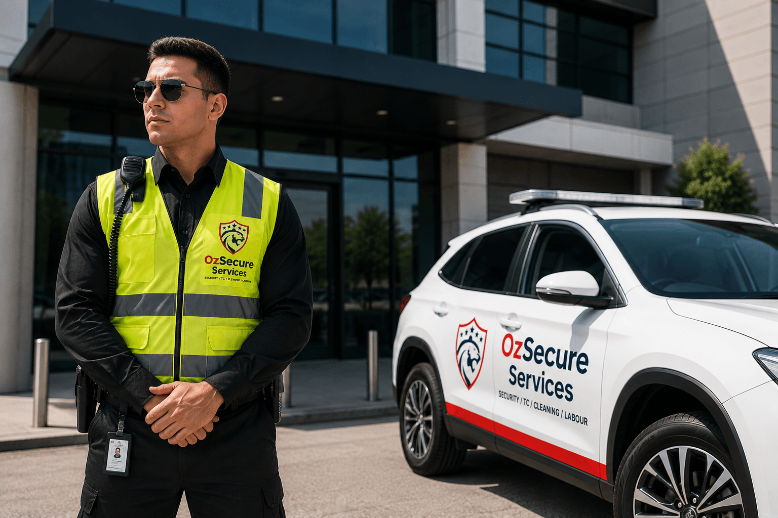 Licensed security officers on site